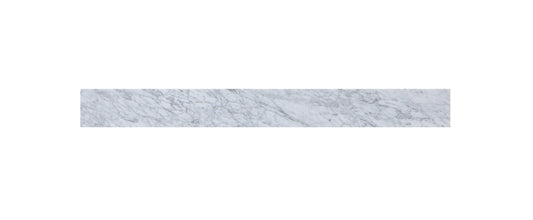 40" Backsplash, Traditional Style, Carrara White - BS12040CRW