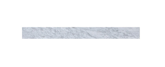 42" Backsplash, Traditional Style, Carrara White - BS12042CRW