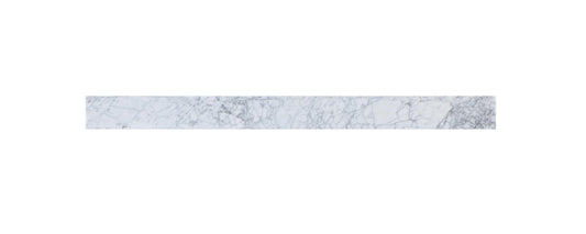 48" Backsplash, Traditional Style, Carrara White - BS12048CRW