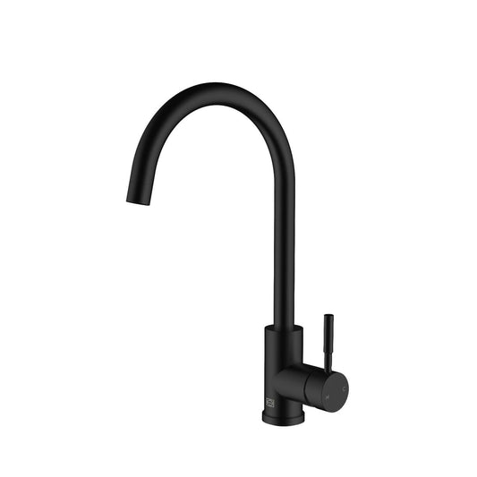 Orion Single Handle Kitchen Faucet, Modern Style, Matte Black - KF170MBK