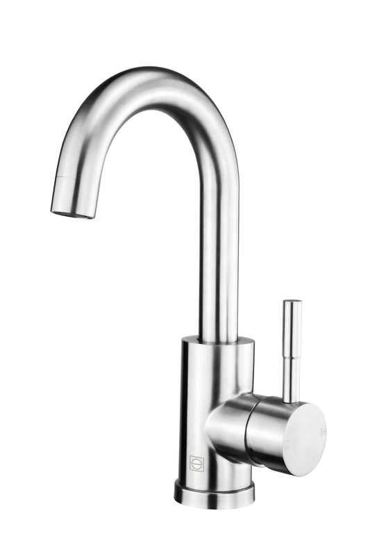 Elara Single Hole Single Handle Bathroom Faucet, Modern Style, Chrome - VF120PCH