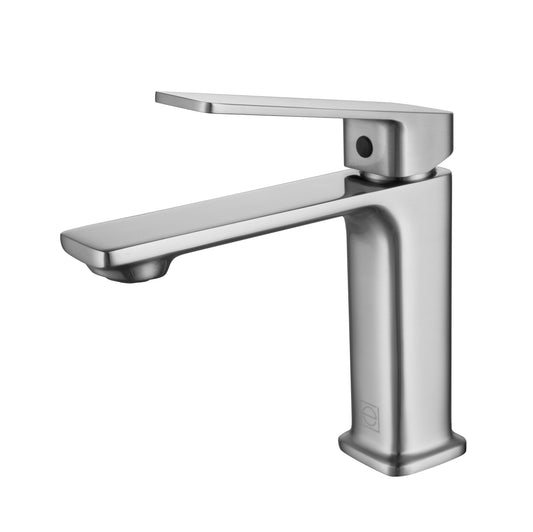 Caelan Single Hole Single Handle Bathroom Faucet, Modern Style, Brushed Nickel - VF130BNK