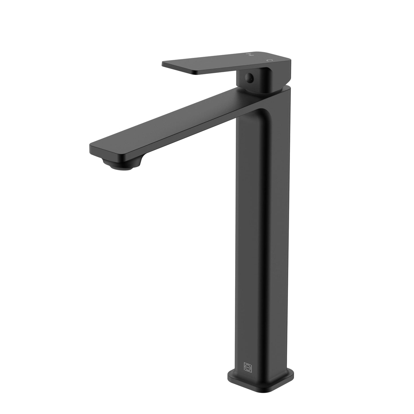 Nyssa Single Hole Single Handle Bathroom Faucet, Modern Style, Matte Black - VF140MBK