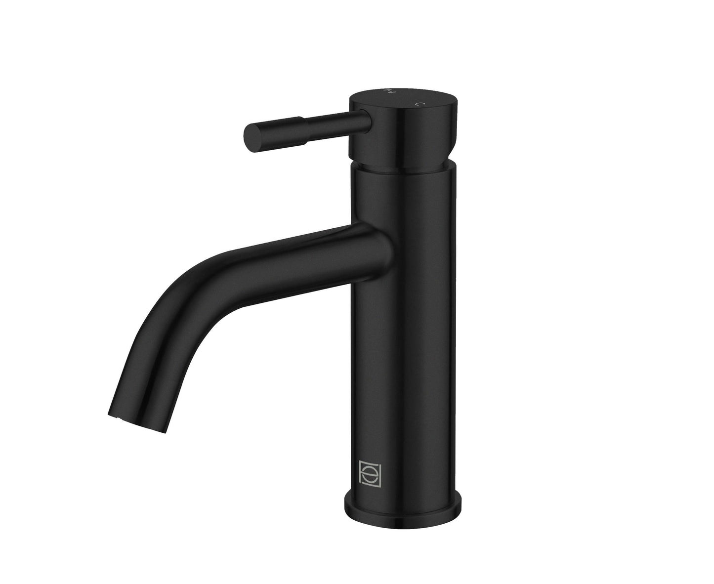 Zephyr Single Hole Single Handle Bathroom Faucet, Modern Style, Matte Black - VF150MBK