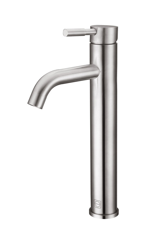 Sable Single Hole Single Handle Bathroom Faucet, Modern Style, Brushed Nickel - VF160BNK