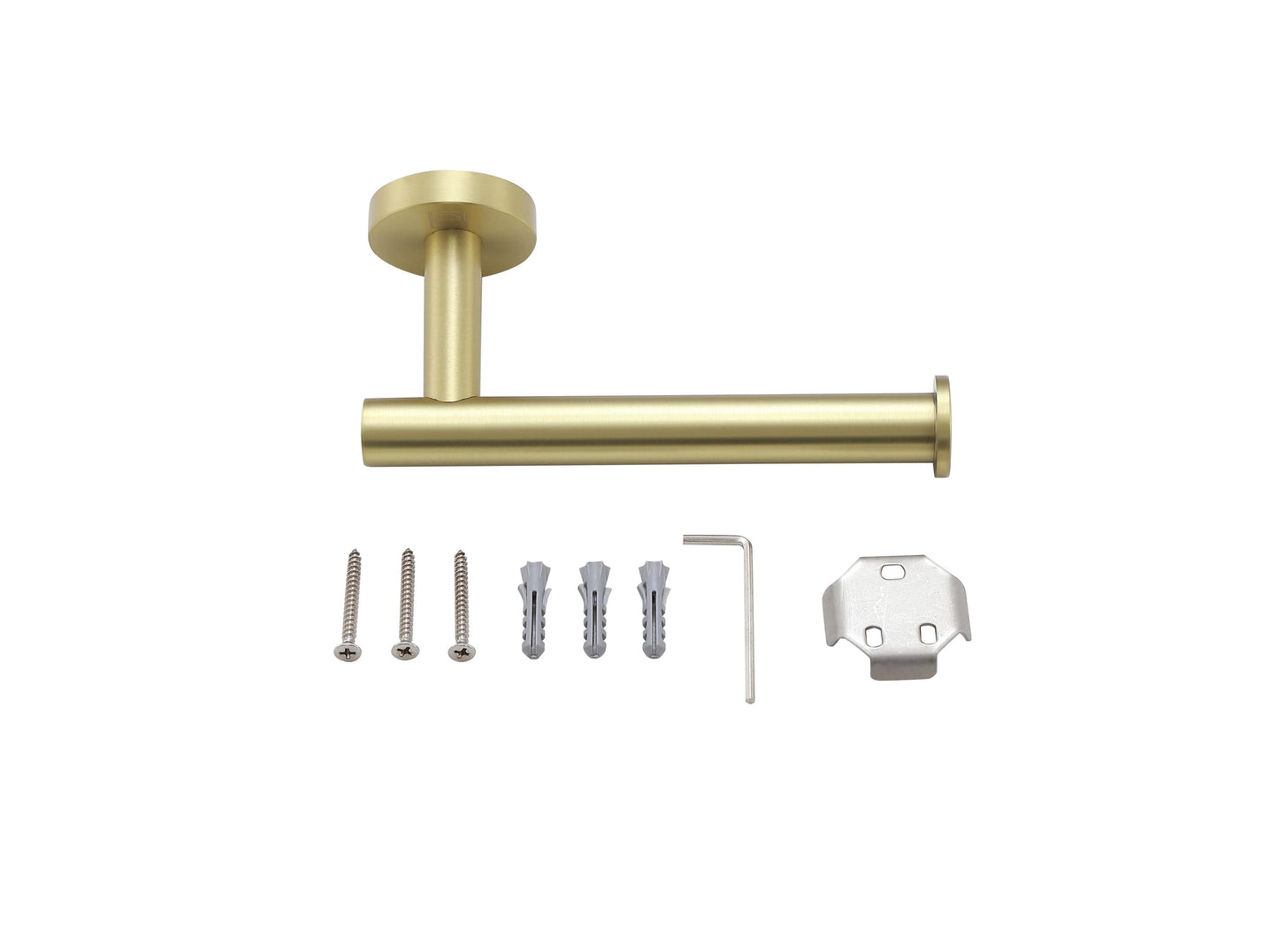 Lysander 3-Piece Bathroom Hardware Set, Modern Style, Brushed Gold - BH100S3BGD