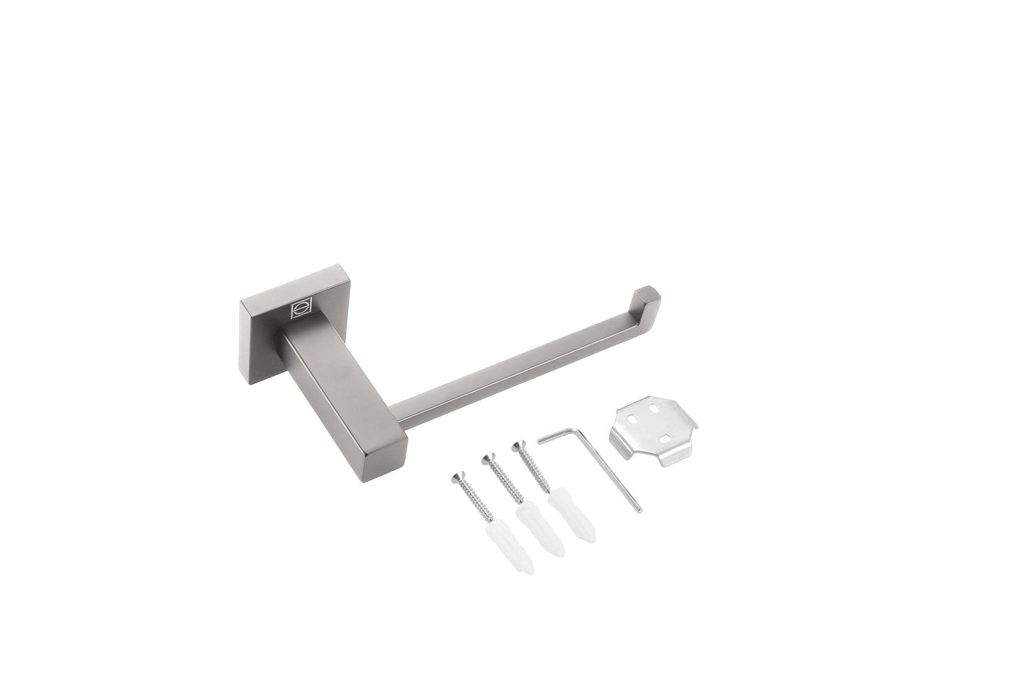 Arwen 2-Piece Bathroom Hardware Set, Modern Style, Brushed Nickel - BH120S2BNK