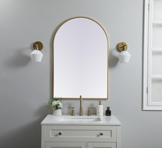 30 inch Single Bathroom Floating Vanity in Walnut Brown - BC3803020WB
