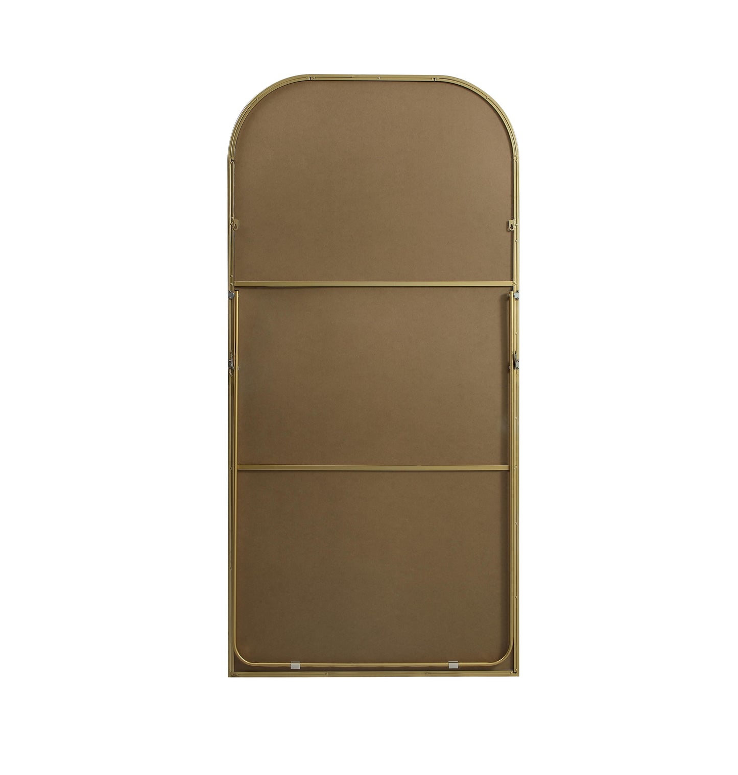 Echo, Metal Frame Arch Full Length Mirror 35X72 Inch in, Modern, Brass - MR1203572BRS