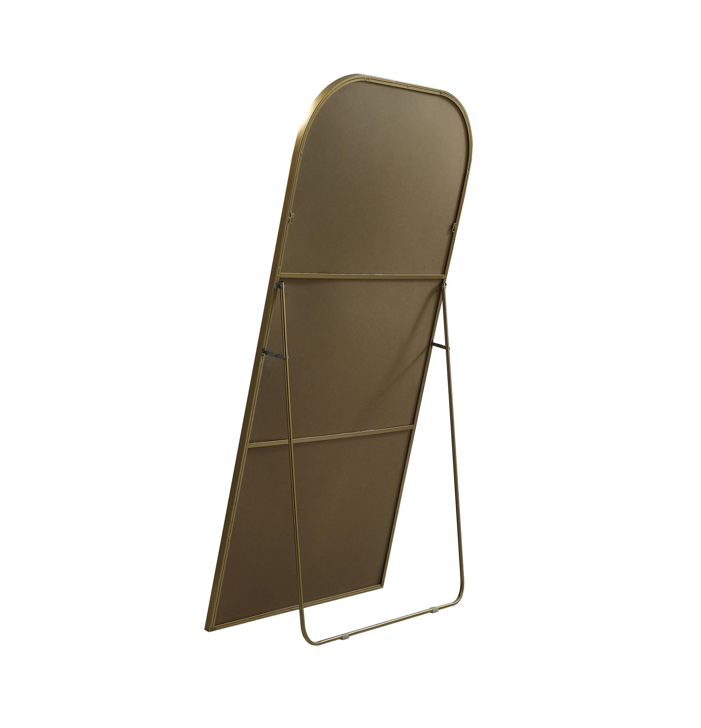 Echo, Metal Frame Arch Full Length Mirror 35X72 Inch in, Modern, Brass - MR1203572BRS