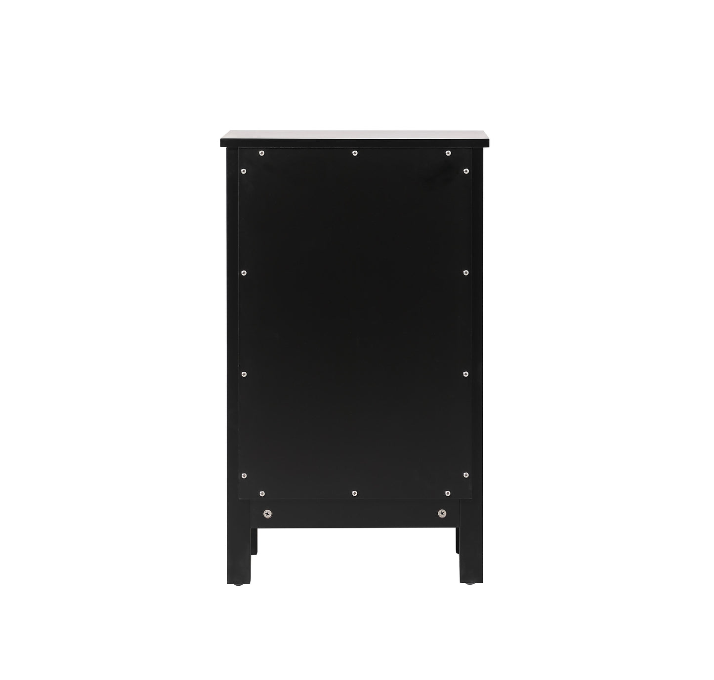 18 Inch Wide Bathroom Storage Freedstanding Cabinet in Black - BC1001830BK