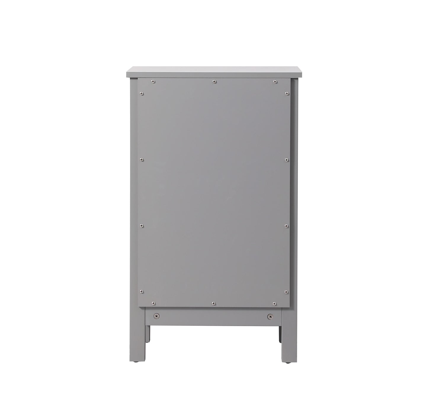 18 Inch Wide Bathroom Storage Freedstanding Cabinet in Grey - BC1001830GR