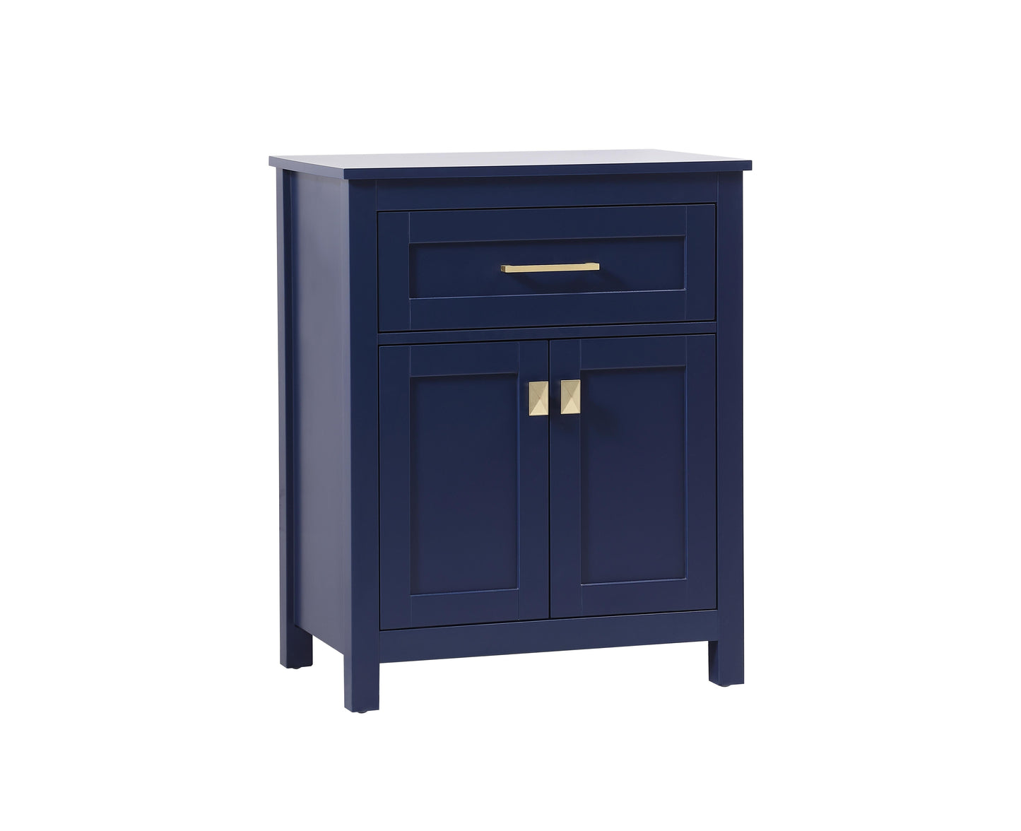 24 Inch Wide Bathroom Storage Freestanding Cabinet in Blue - BC1002430BL