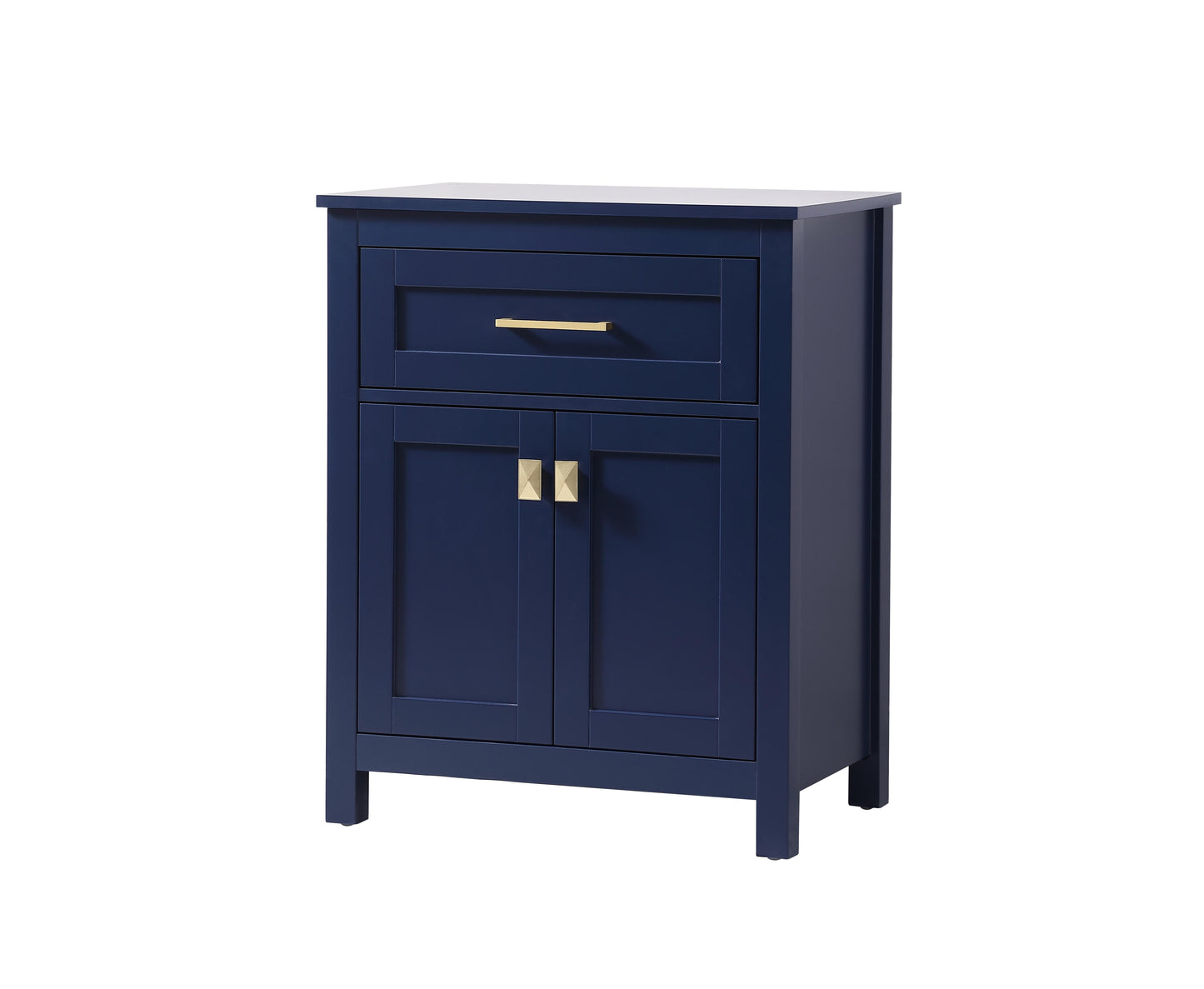 24 Inch Wide Bathroom Storage Freestanding Cabinet in Blue - BC1002430BL