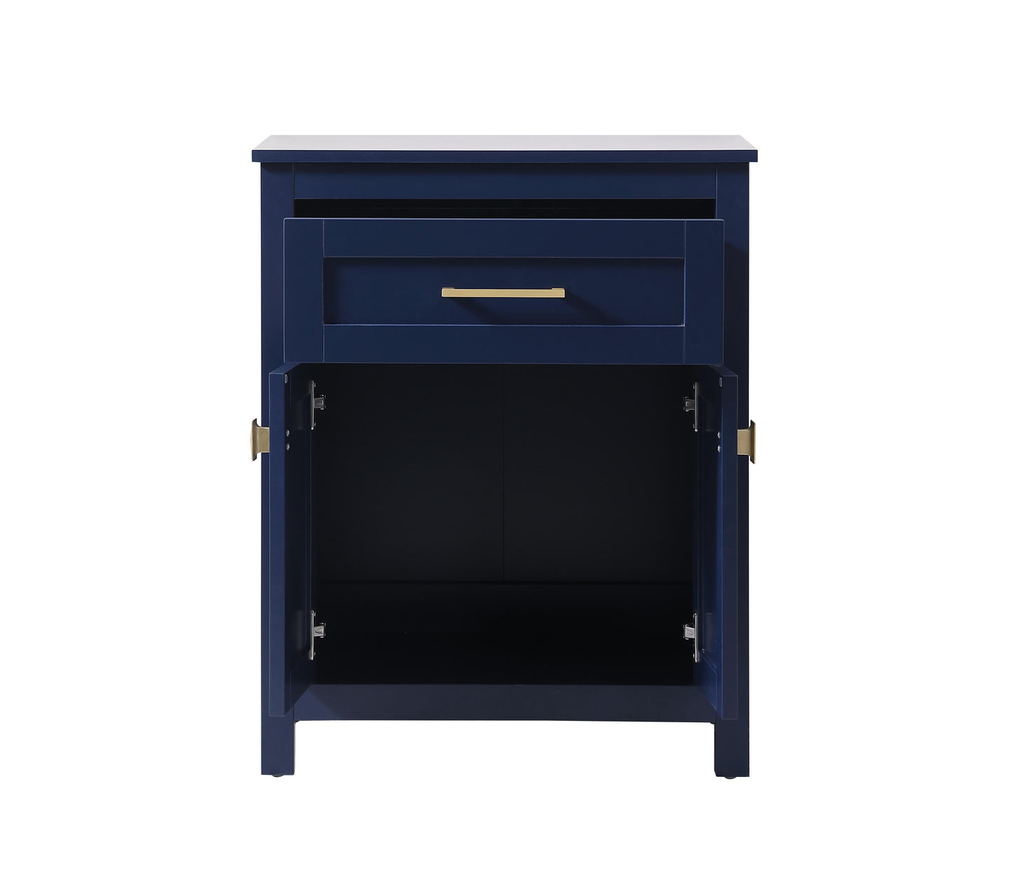 24 Inch Wide Bathroom Storage Freestanding Cabinet in Blue - BC1002430BL