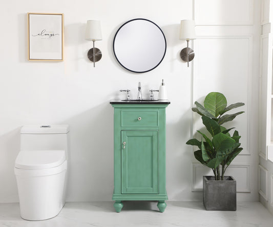 19 inch Single Bathroom Vanity in Vintage Mint - BC110193531