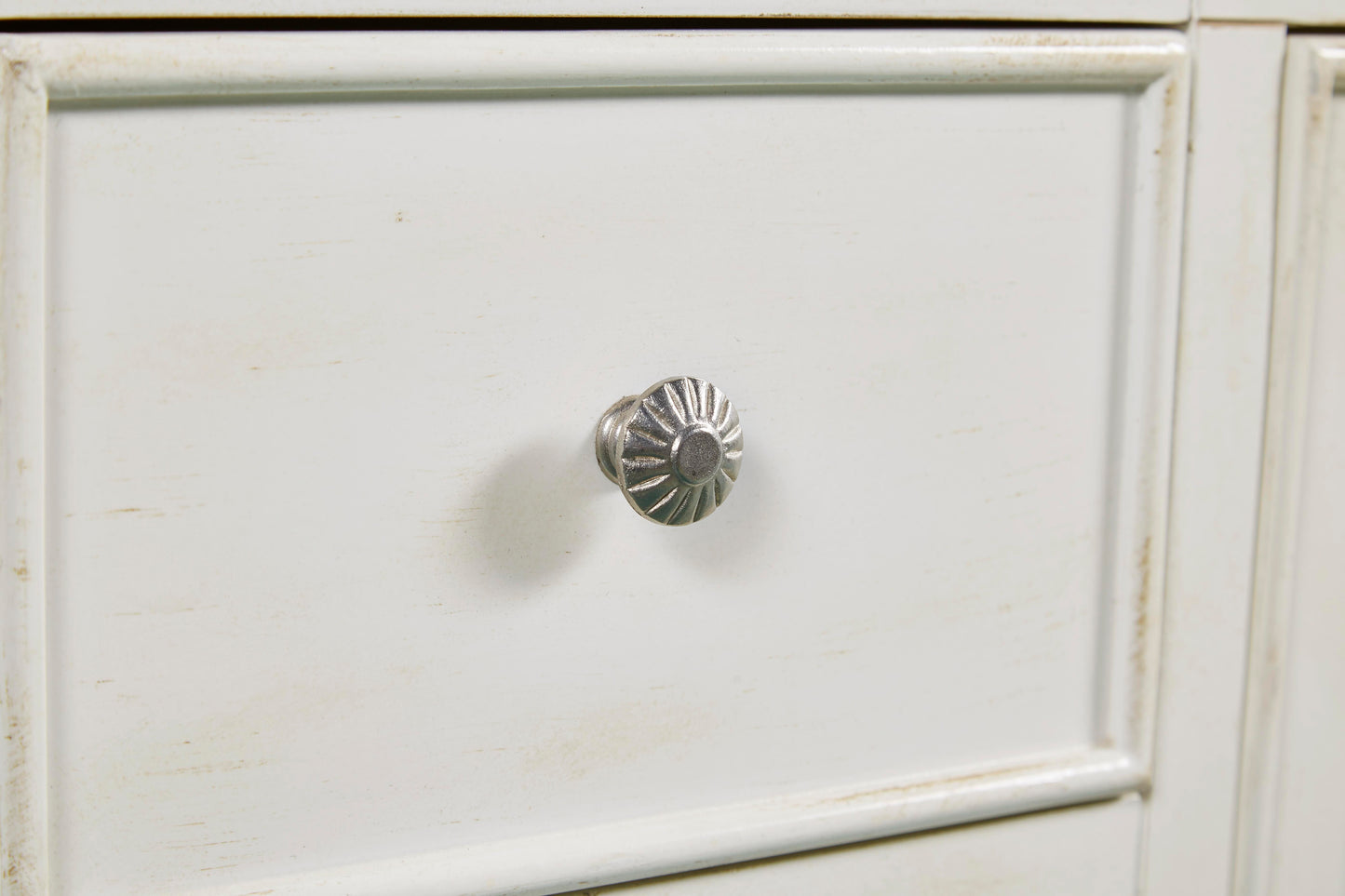 48 inch Single Bathroom Vanity in Antique White with Ivory White Engineered Marble - BC1104835AW