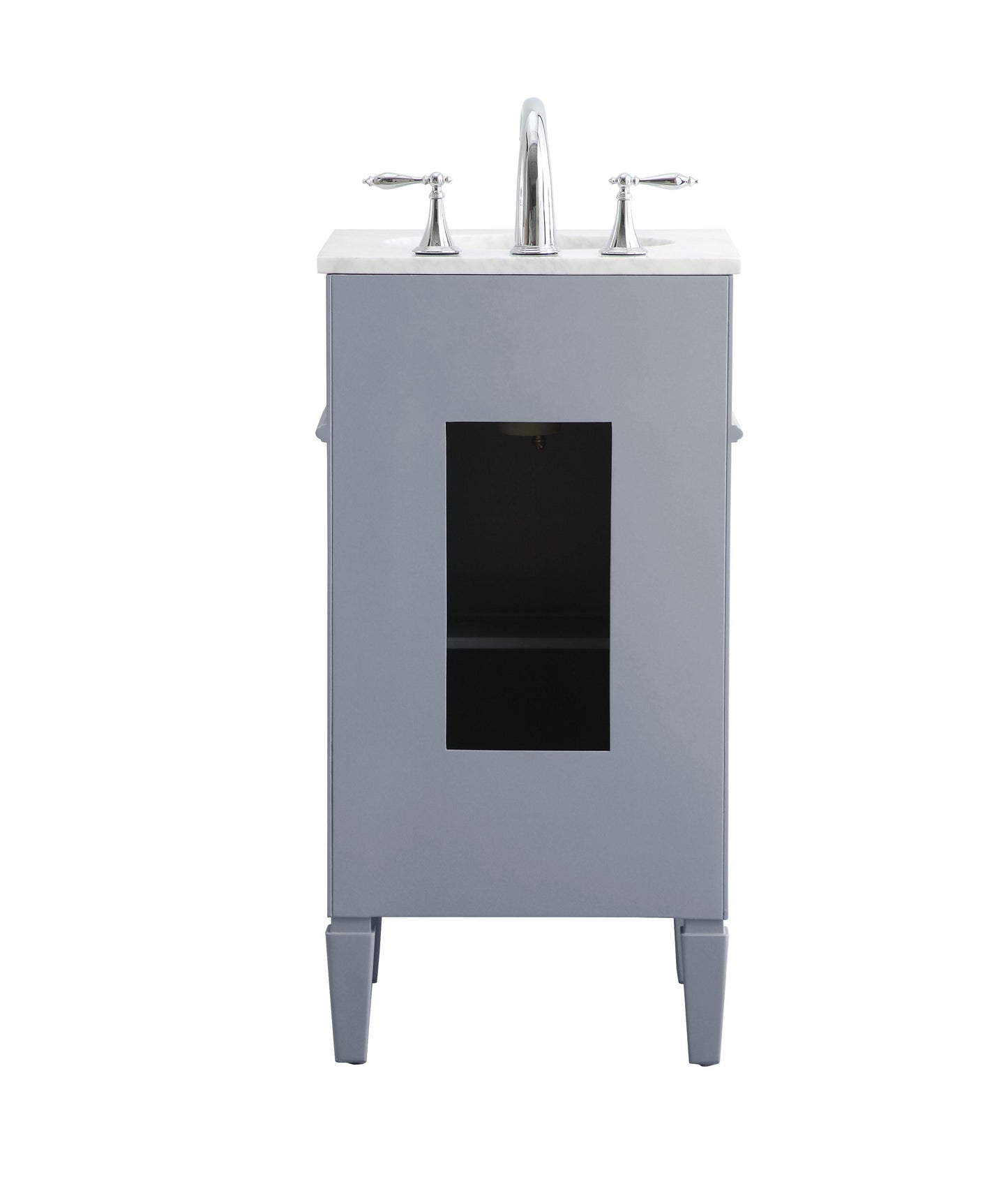 18 in. Single Bathroom Vanity Set in Grey - BC1201835GR