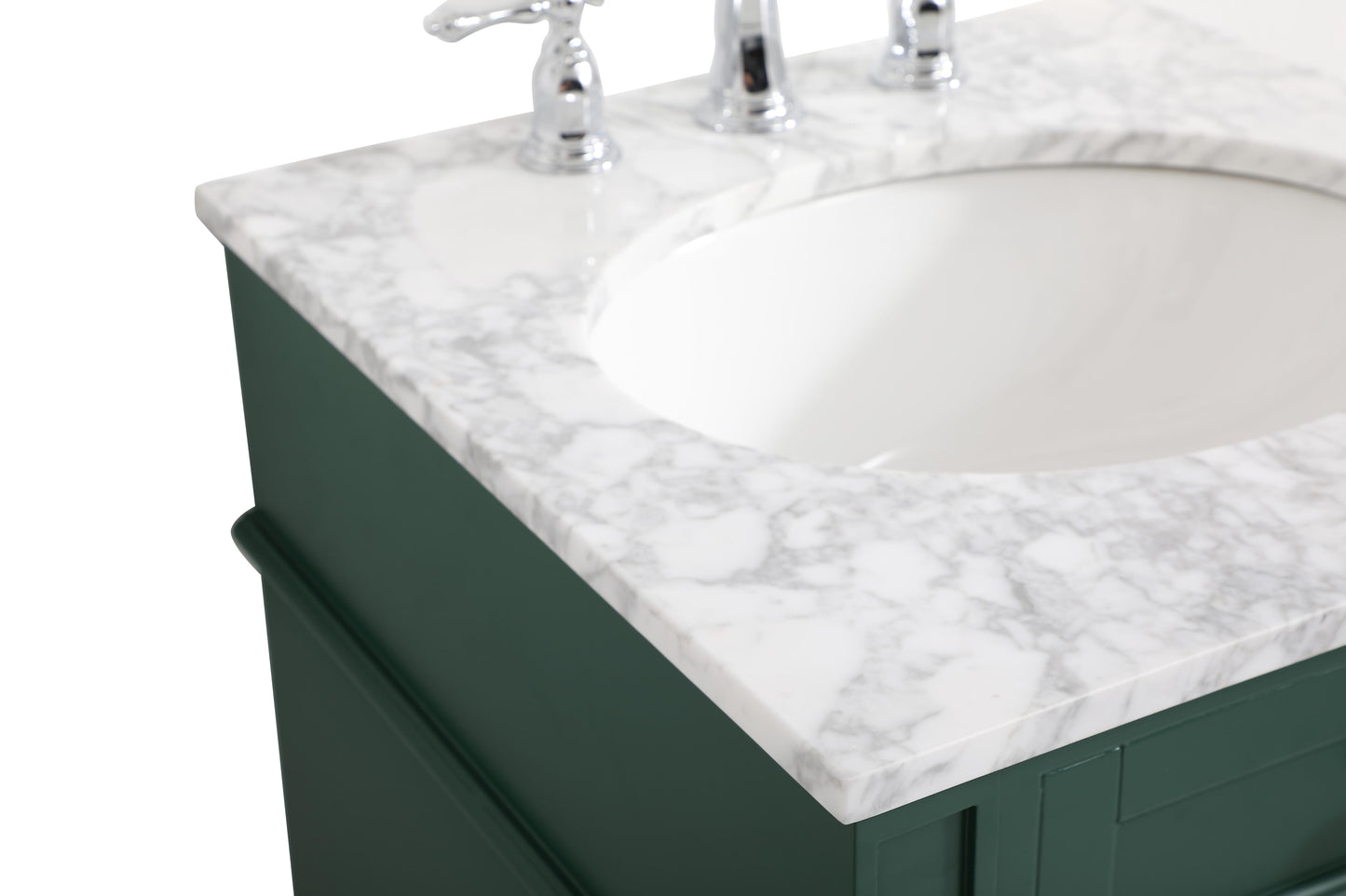 21 inch Single Bathroom Vanity in Green - BC1202135GN