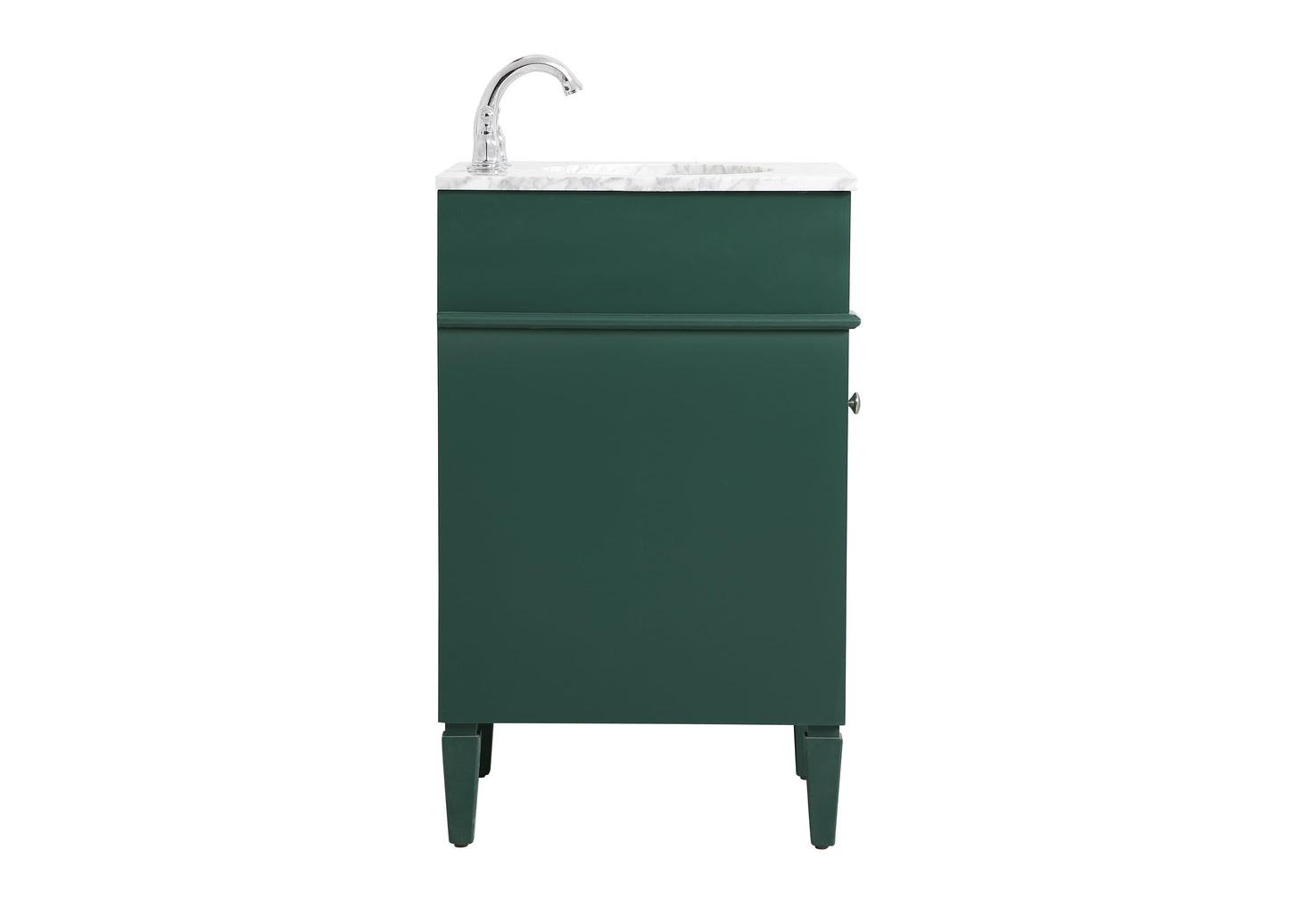 21 inch Single Bathroom Vanity in Green - BC1202135GN