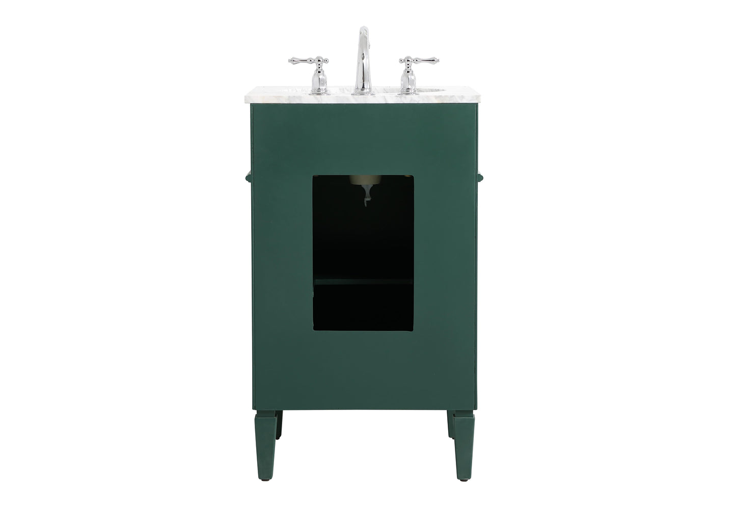 21 inch Single Bathroom Vanity in Green - BC1202135GN