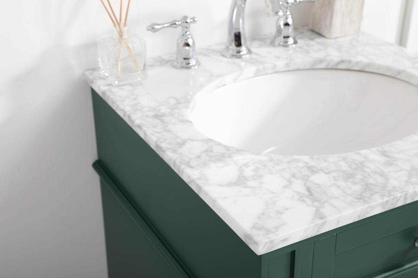 21 inch Single Bathroom Vanity in Green - BC1202135GN