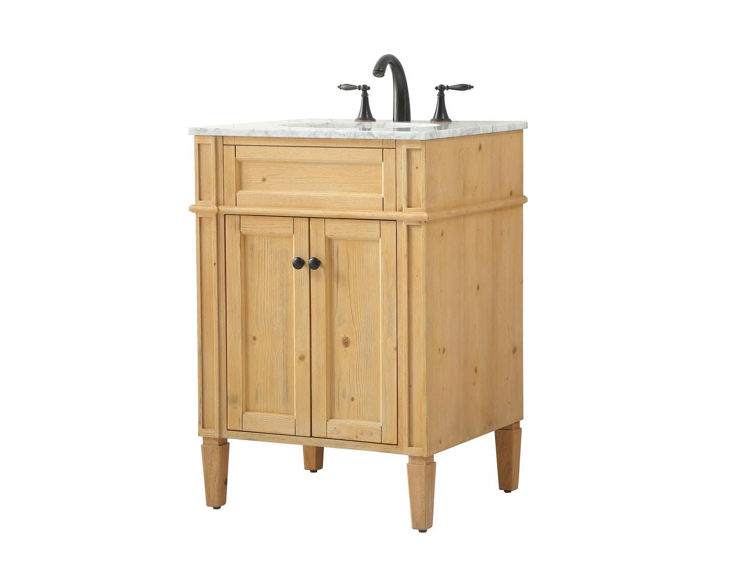 24 inch Single Bathroom Vanity in Natural Wood - BC1202435NW