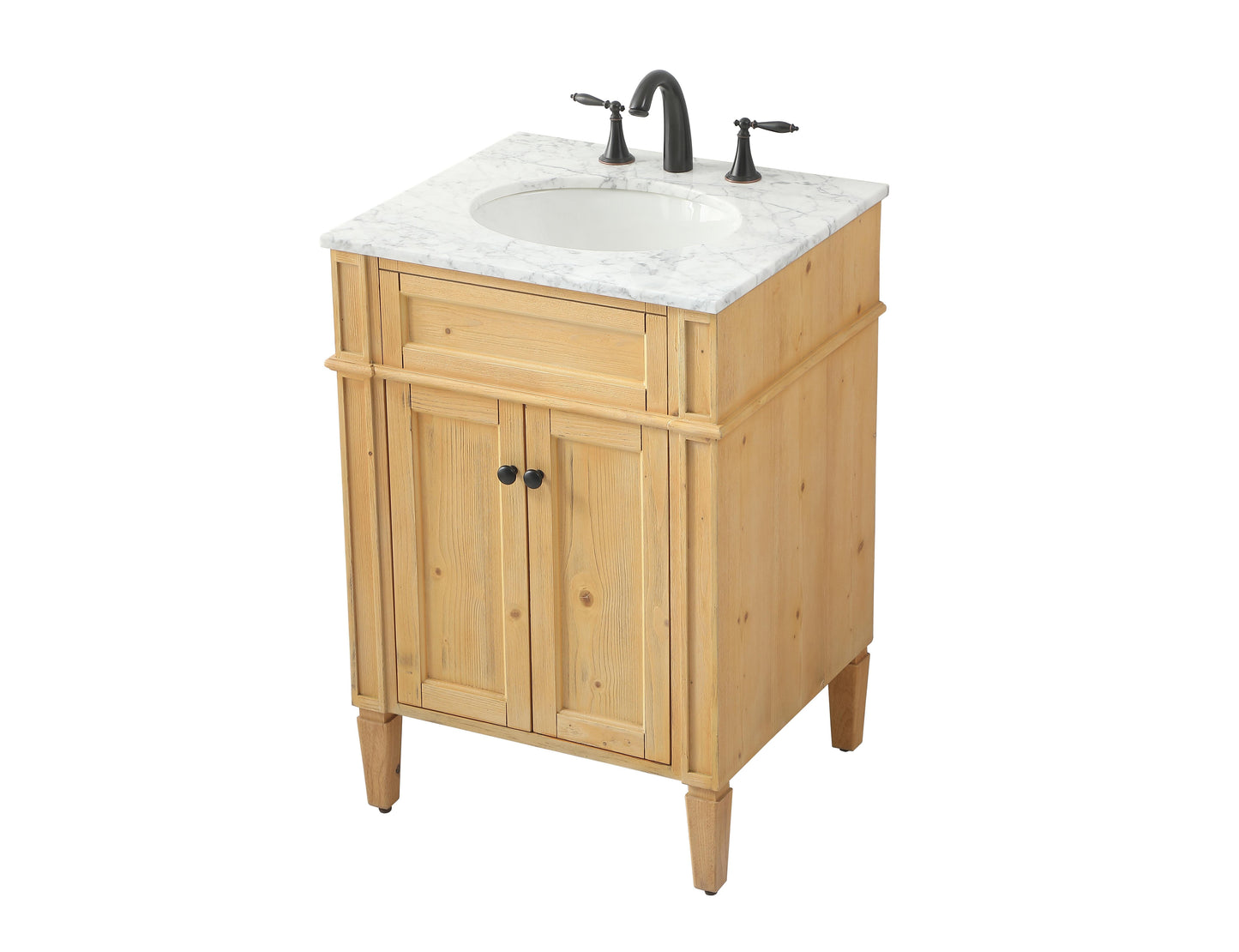 24 inch Single Bathroom Vanity in Natural Wood - BC1202435NW