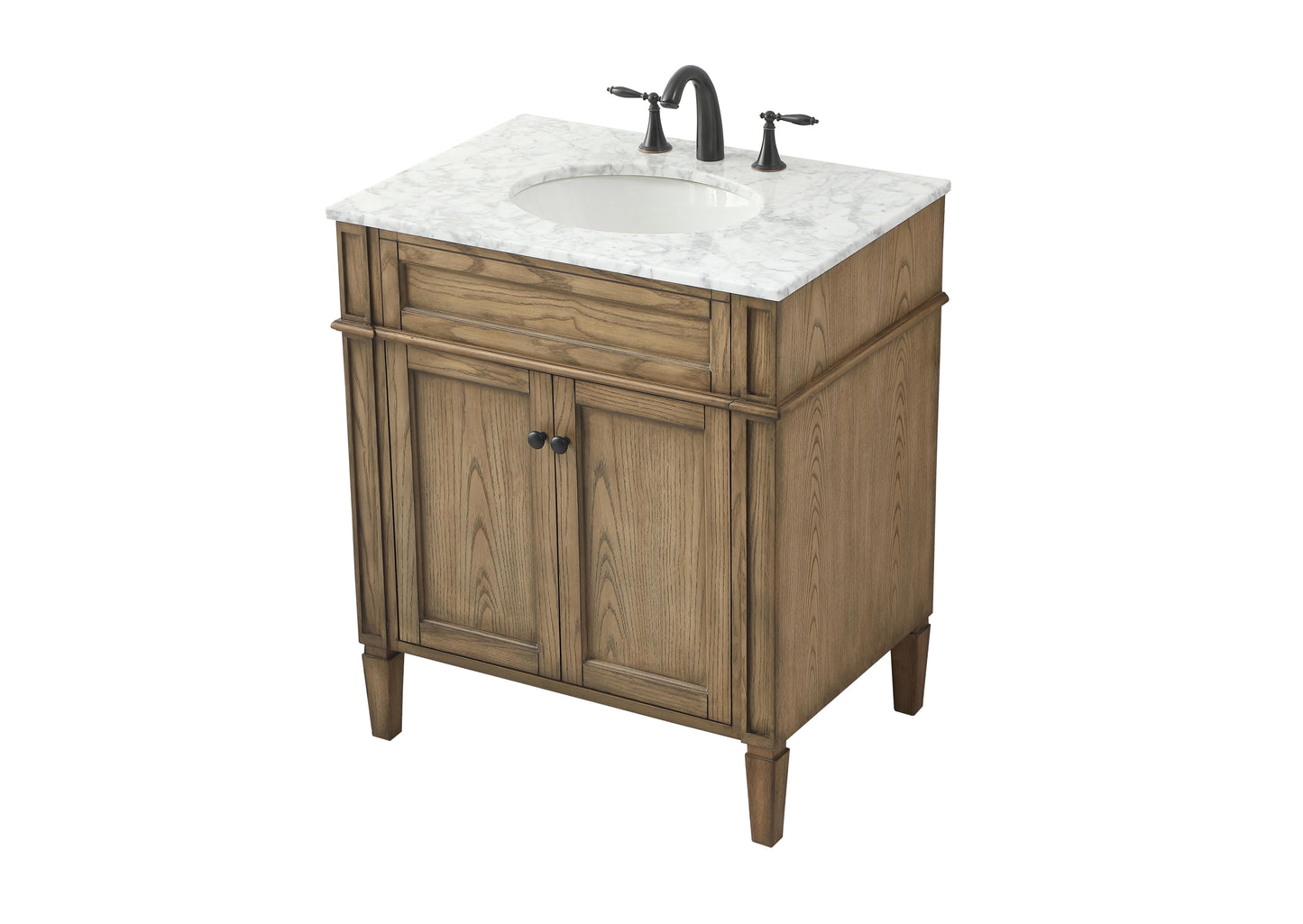 30 inch Single Bathroom Vanity in Driftwood - BC1203035DW