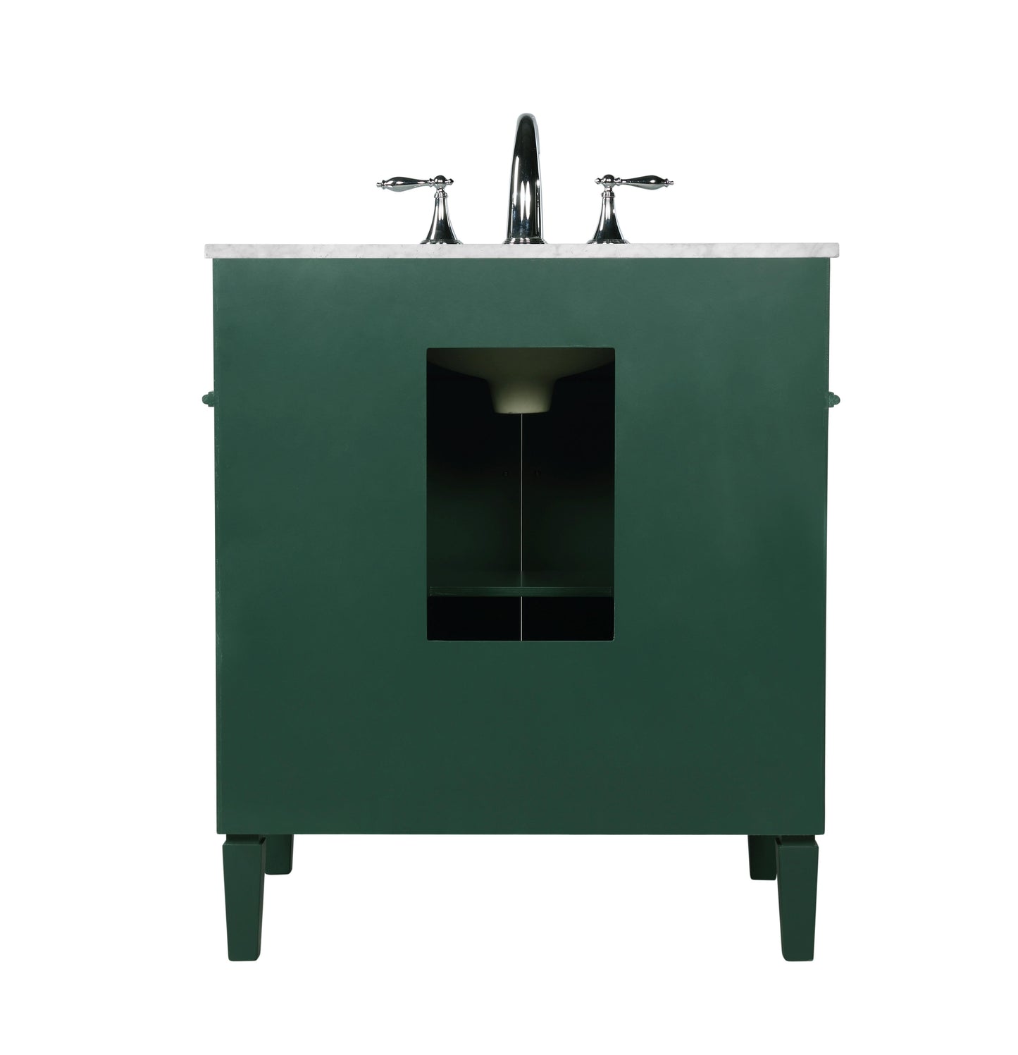 30 inch Single Bathroom Vanity in Green - BC1203035GN