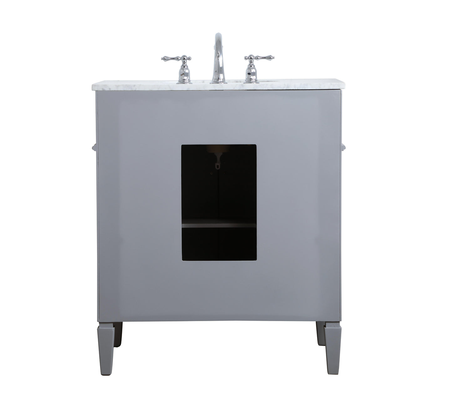 30 inch Single Bathroom Vanity in Grey - BC1203035GR