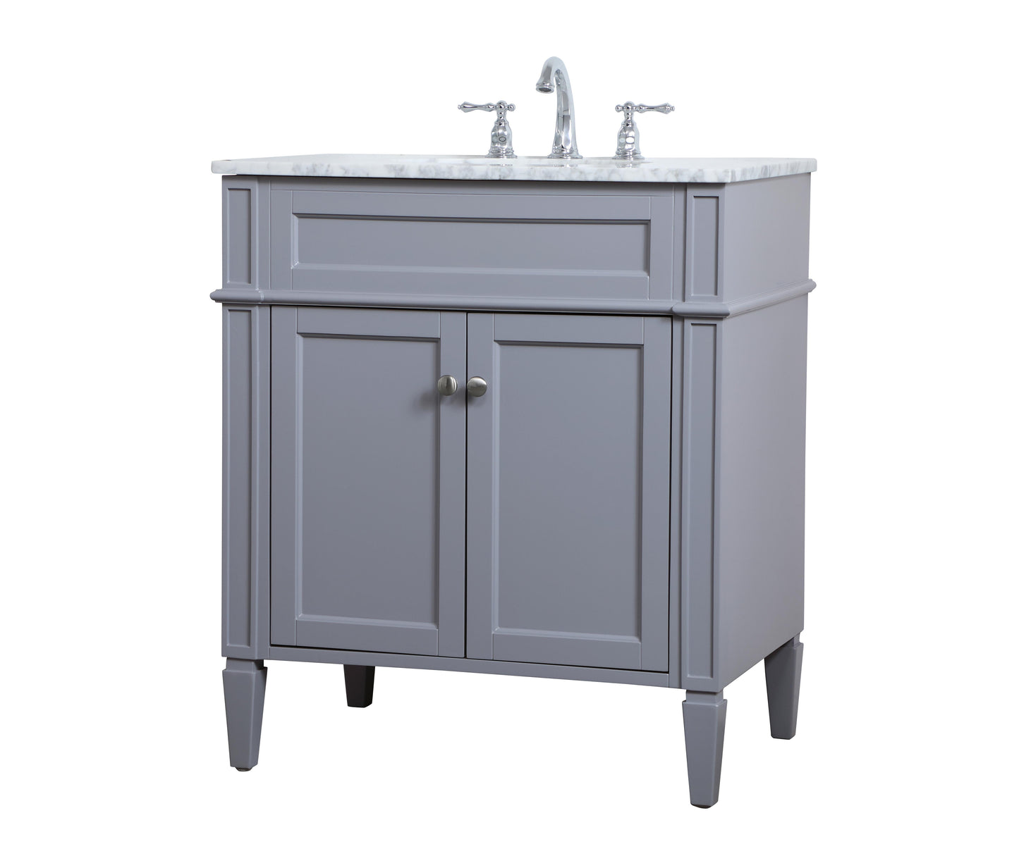 30 inch Single Bathroom Vanity in Grey - BC1203035GR