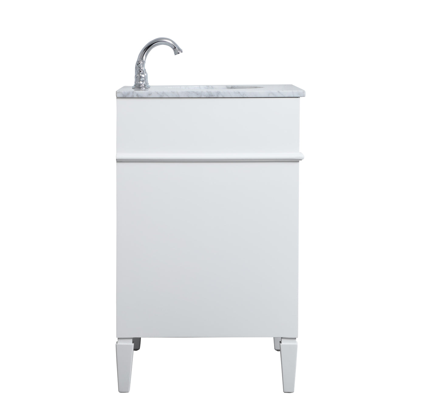 30 inch Single Bathroom Vanity in White - BC1203035WH