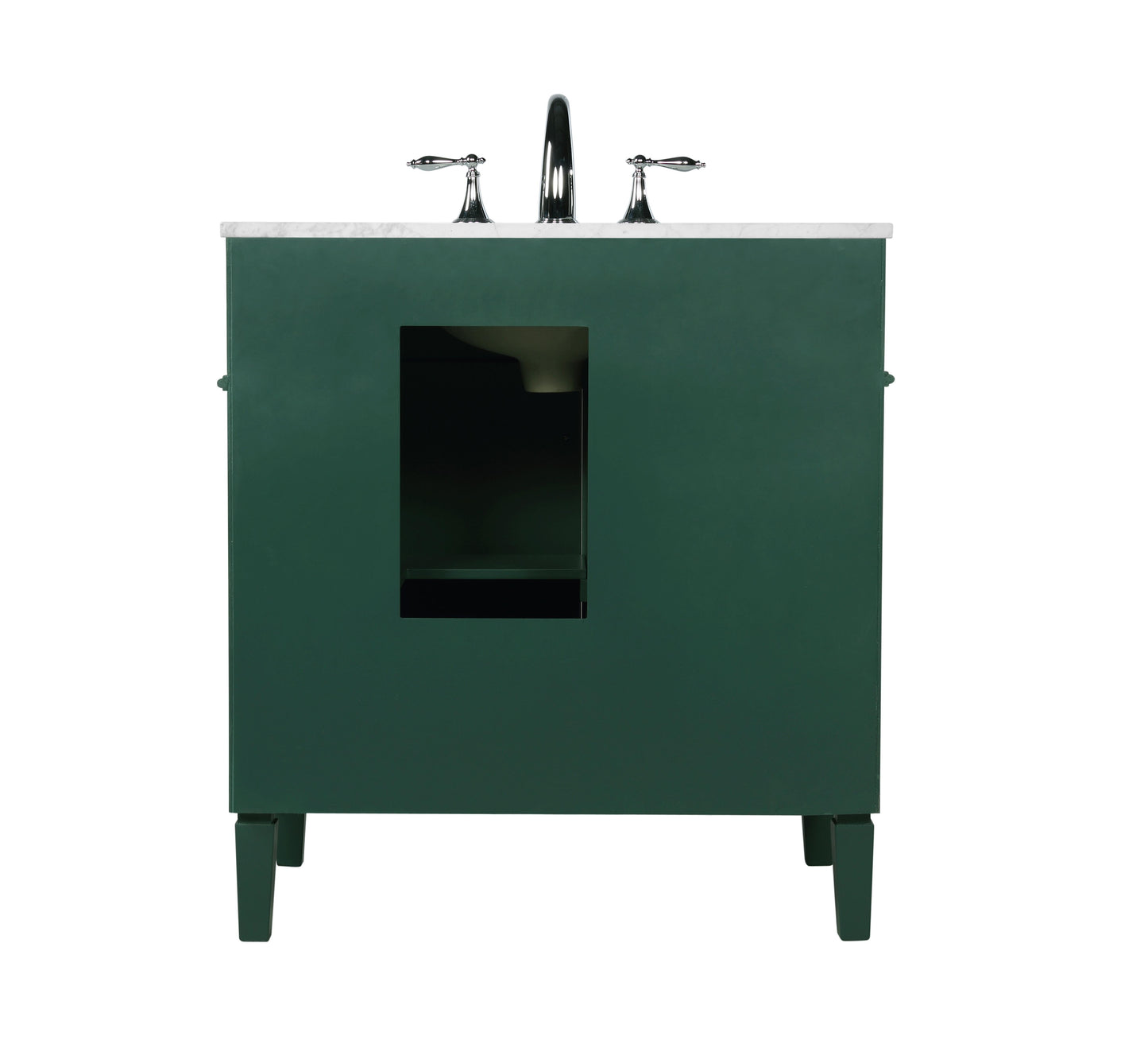 32 inch Single Bathroom Vanity in Green - BC1203235GN