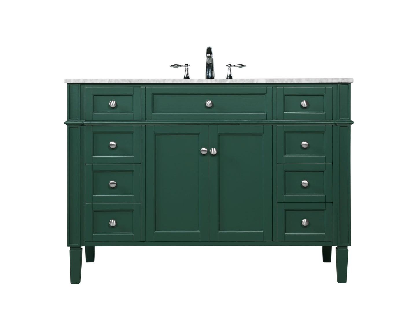 48 inch Single Bathroom Vanity in Green - BC1204835GN