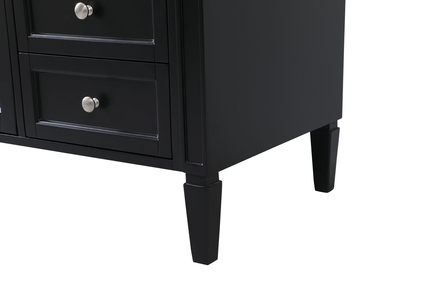 60 inch Single Bathroom Vanity in Black - BC1206035BK