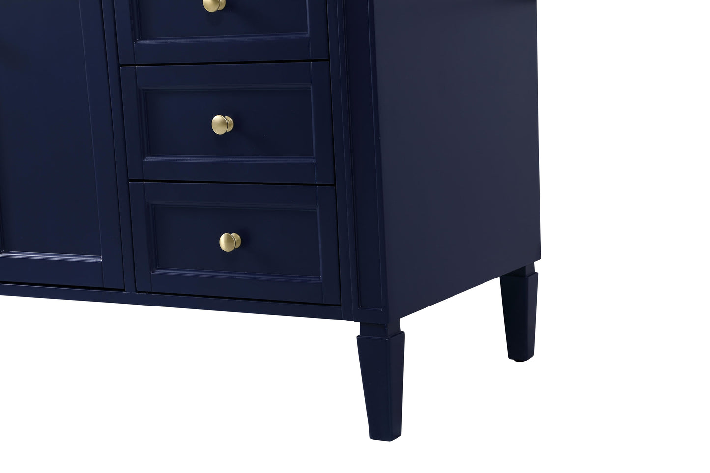 60 inch Single Bathroom Vanity in Blue - BC1206035BL