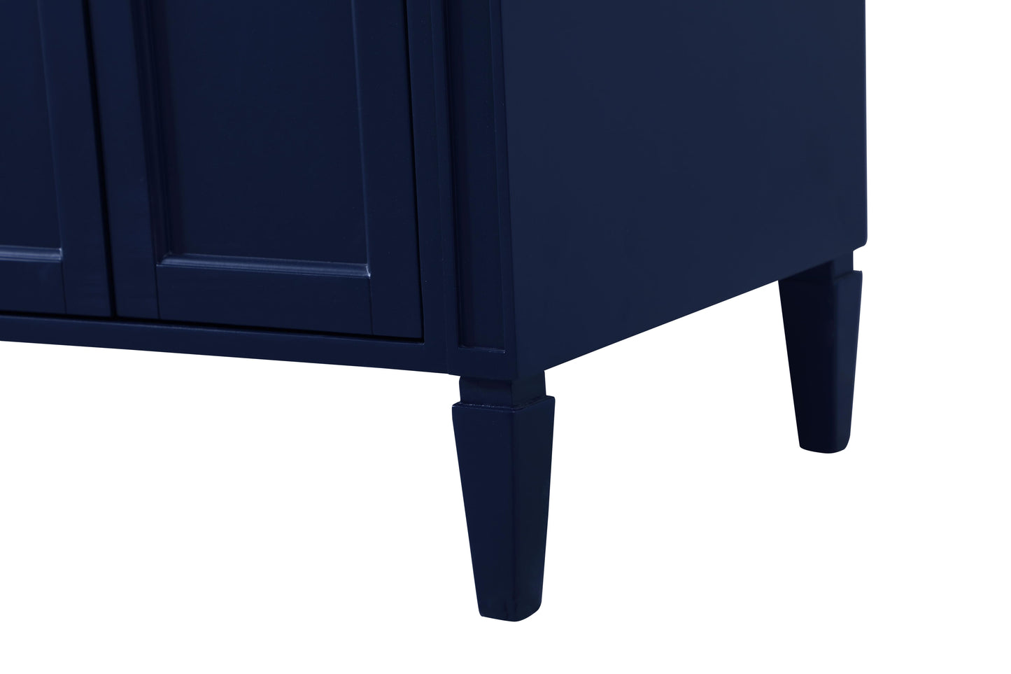 60 inch Double Bathroom Vanity in Blue - BC120D6035BL