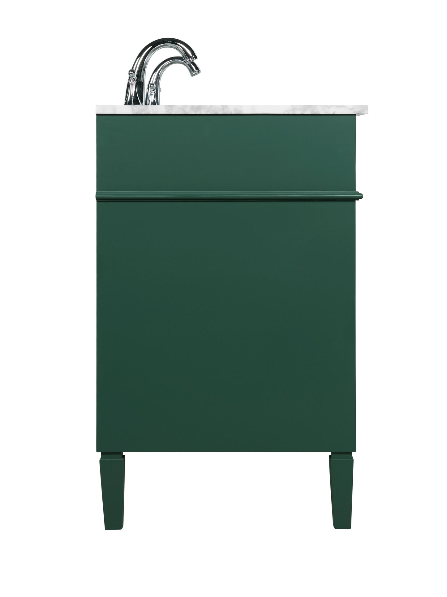 60 inch Double Bathroom Vanity in Green - BC120D6035GN