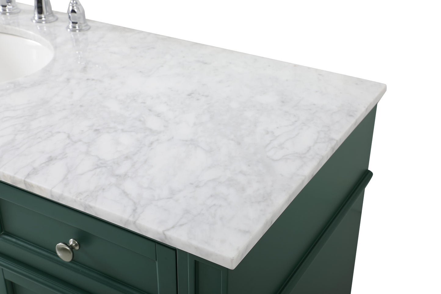 60 inch Single Bathroom Vanity in Green - BC1206035GN