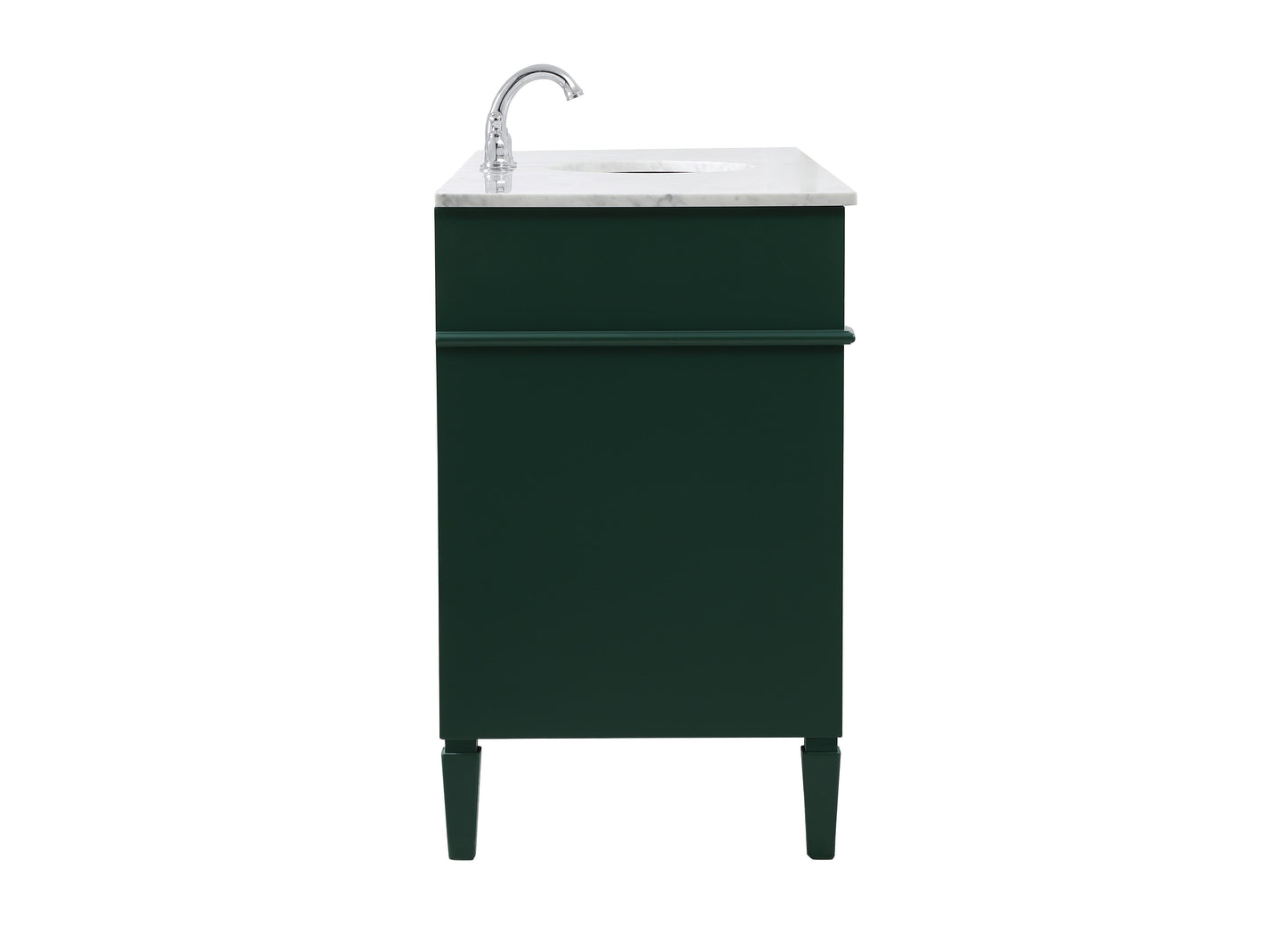 60 inch Single Bathroom Vanity in Green - BC1206035GN