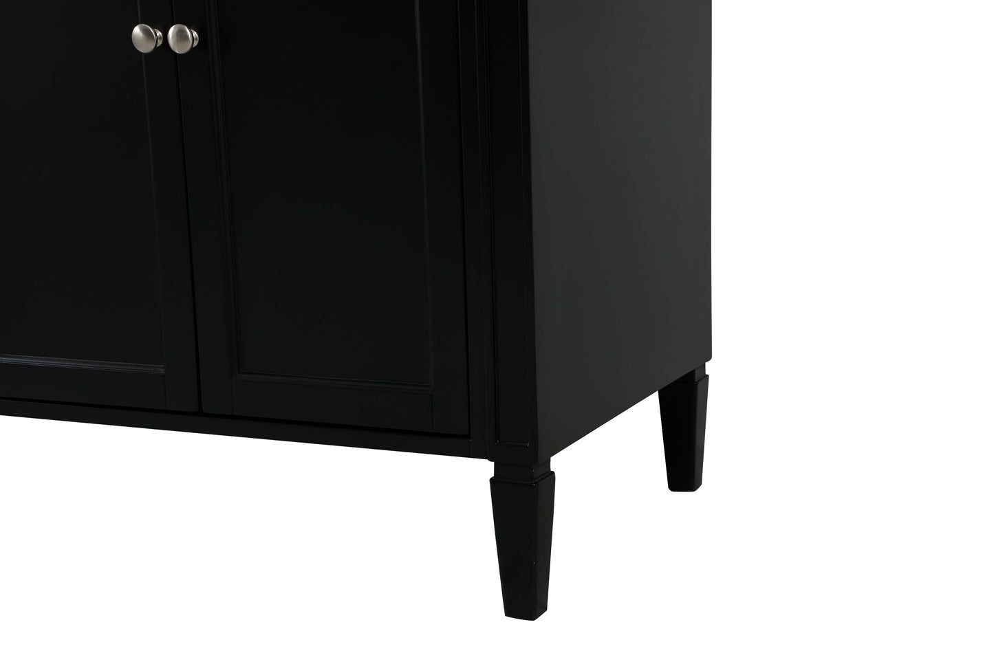 72 inch Double Bathroom Vanity in Black - BC120D7235BK