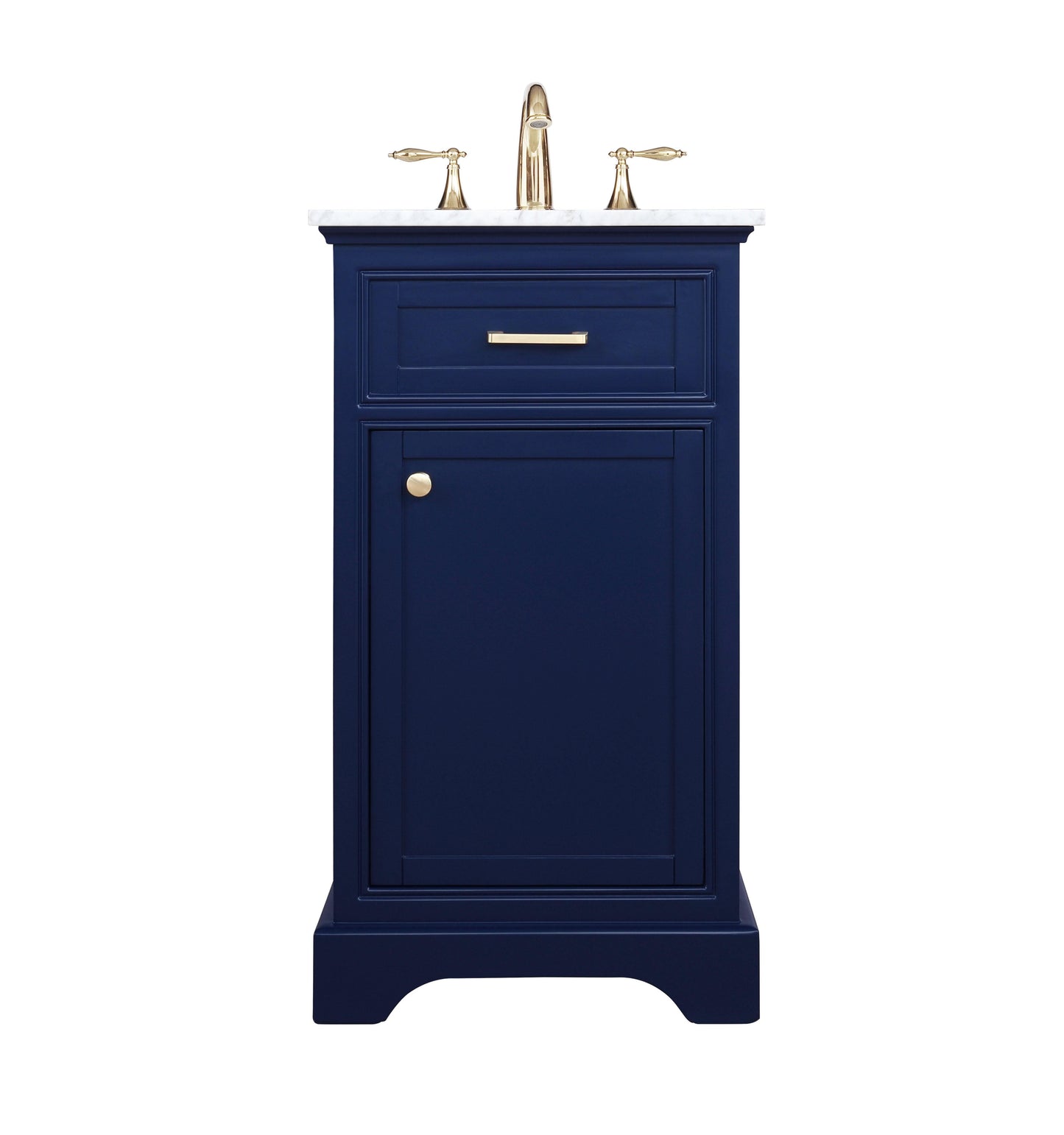 19 inch Single Bathroom Vanity in Blue - BC1501935BL