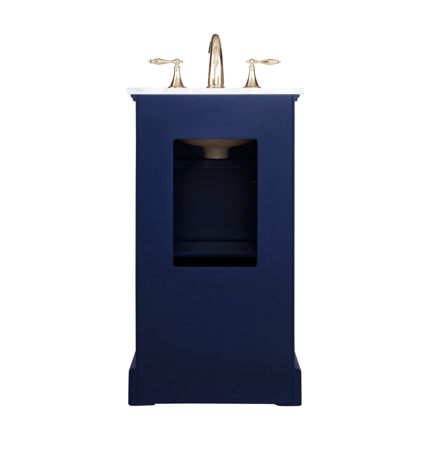 19 inch Single Bathroom Vanity in Blue - BC1501935BL