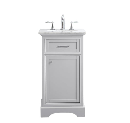 19 in. Single Bathroom Vanity Set in Light Grey - BC1501935GR