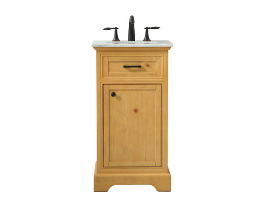 19 inch Single Bathroom Vanity in Natural Wood - BC1501935NW