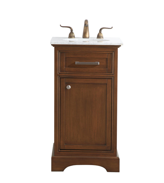 19 in. Single Bathroom Vanity Set in Teak - BC1501935TK