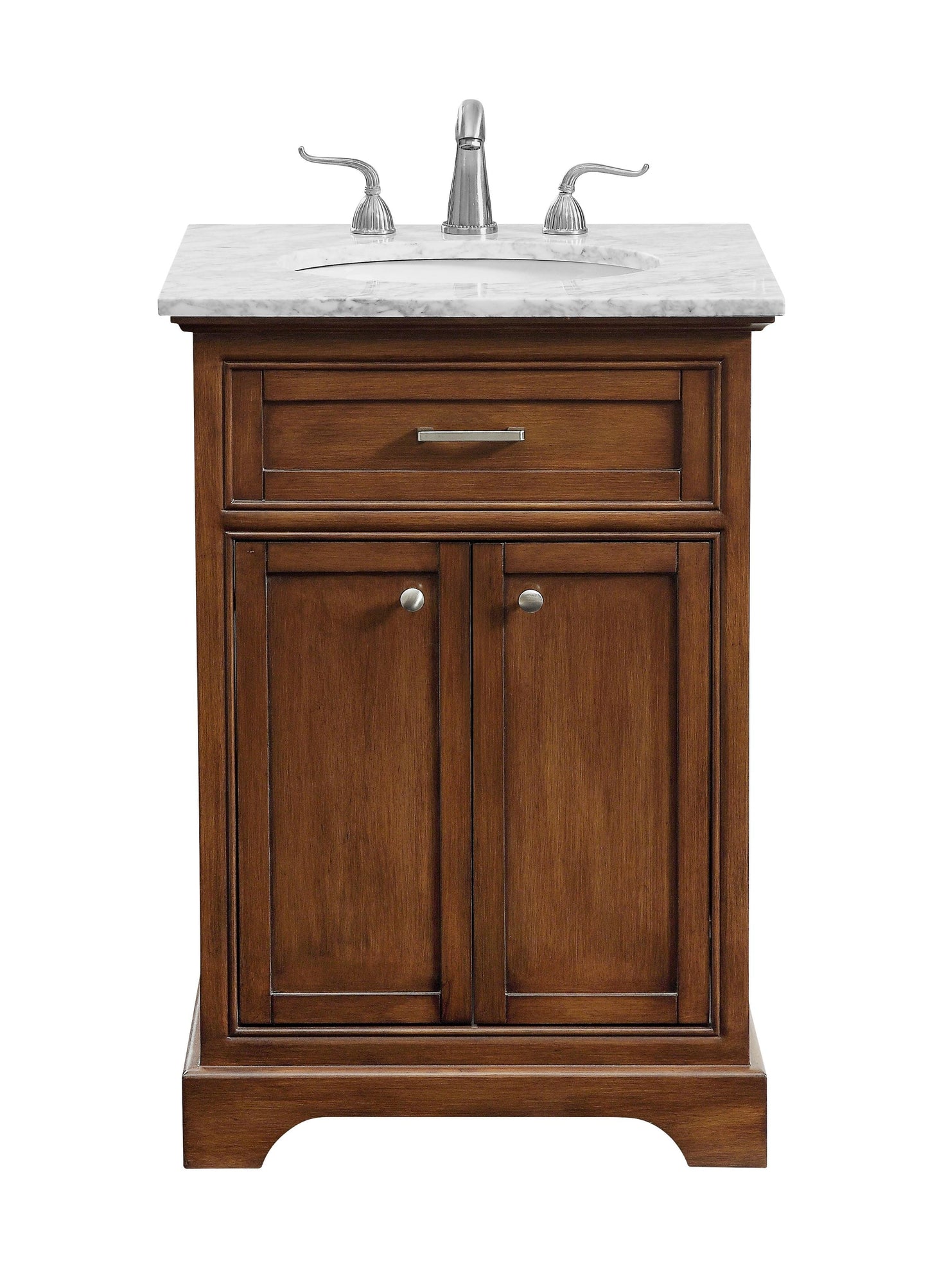 24 in. Single Bathroom Vanity Set in Teak - BC1502435TK