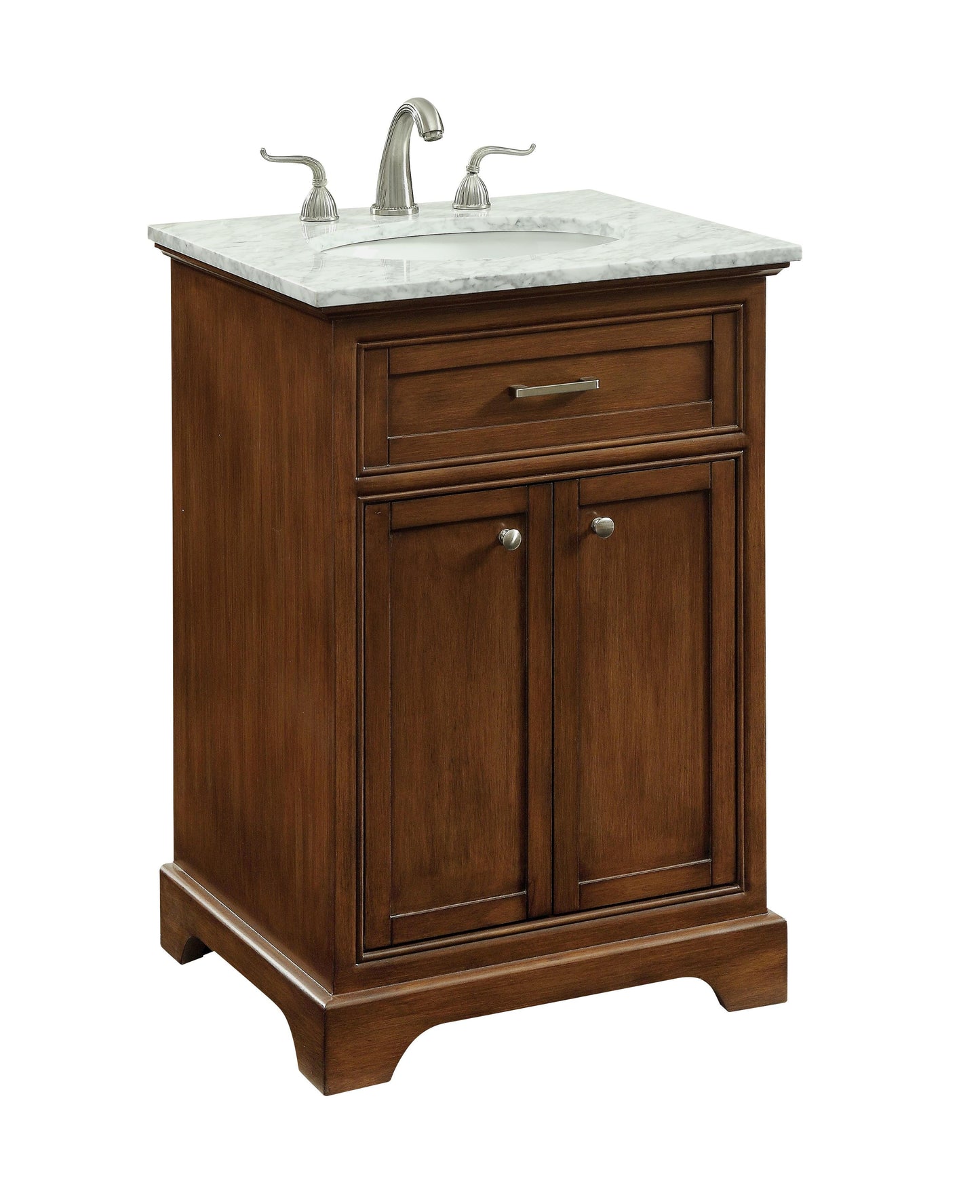 24 in. Single Bathroom Vanity Set in Teak - BC1502435TK