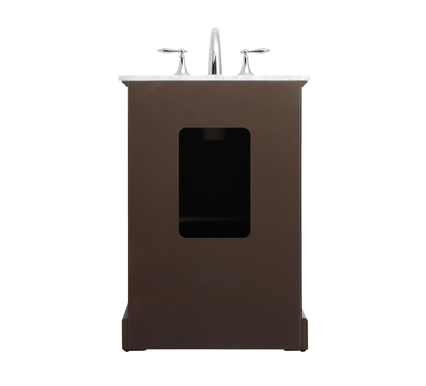 24 in. Single Bathroom Vanity Set in Teak - BC1502435TK